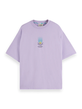 SCOTCH AND SODA Loose-Fit Front Chest Artwork T-Shirt - Gravity NYC
